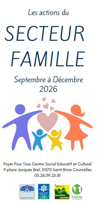 Secteur Famille – Septembre à Décembre 2026
